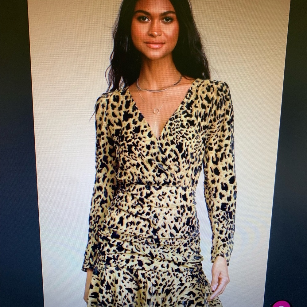 Astr the label leopard dress